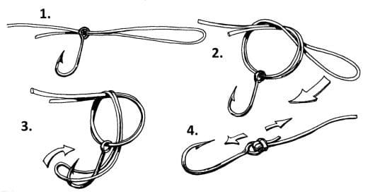 Как надежно вяжется узел паломар для флюорокарбона, плетенки и лески
